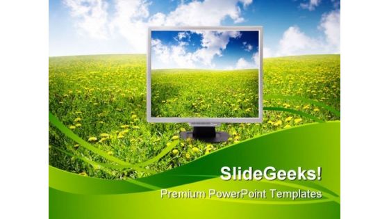 Natural Technology Nature PowerPoint Themes And PowerPoint Slides 0511