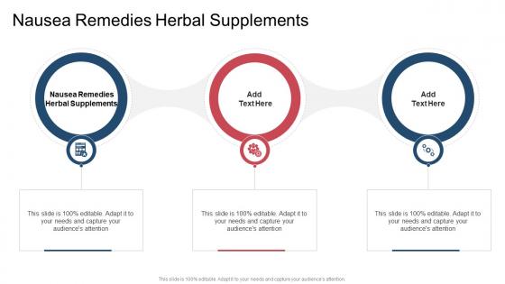 Nausea Remedies Herbal Supplements In Powerpoint And Google Slides Cpb