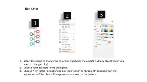 Navigation Icons For Timeline Display PowerPoint Templates