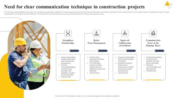 Need For Clear Communication Technique In Construction Projects Rules Pdf