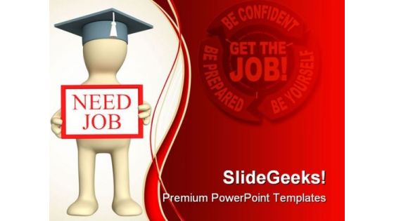 Need Job Business PowerPoint Templates And PowerPoint Backgrounds 0411