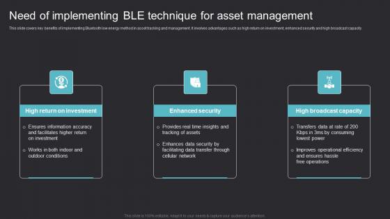 Need Of Implementing Ble Maximizing Efficiency With Asset Tracking Solutions Themes Pdf Need Of Implementing Ble Maximizing Efficiency With Asset Tracking Solutions Themes Pdf
