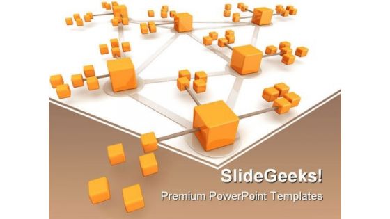 Network Concept Business PowerPoint Themes And PowerPoint Slides 0511