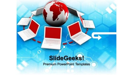 Network Concept Global PowerPoint Templates And PowerPoint Themes 0912