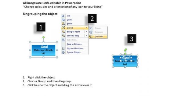 Network Diagram Of Goals PowerPoint Templates Goals Network Ppt Slides