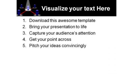 Network Icon Leadership PowerPoint Templates And PowerPoint Backgrounds 0411