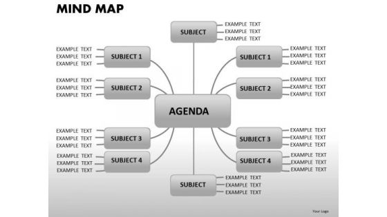 Network Mind Map PowerPoint Slides And Ppt Diagram Templates