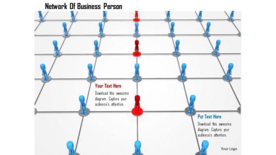 Network Of Business Person PowerPoint Templates