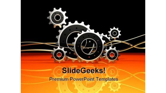 Network System Industrial PowerPoint Themes And PowerPoint Slides 0511