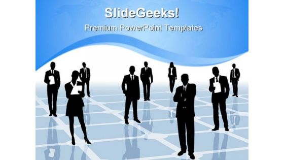 Networking01 Business PowerPoint Templates And PowerPoint Backgrounds 0611