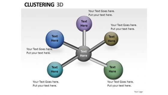 Networking Clustering 3d PowerPoint Slides And Ppt Diagram Templates