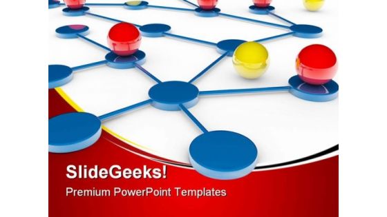 Networking Communication PowerPoint Templates And PowerPoint Backgrounds 0611