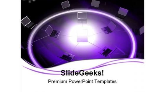 Networking Communication PowerPoint Templates And PowerPoint Backgrounds 0711