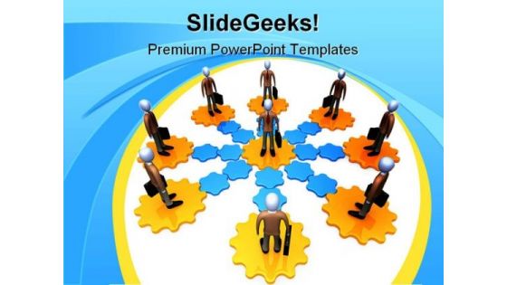 Networking Global Business PowerPoint Themes And PowerPoint Slides 0511