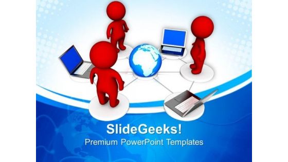 Networking Global PowerPoint Templates And PowerPoint Themes 0712