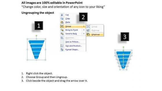 New Approach To Marketing Funnel 5 Stages Business Plans Online PowerPoint Templates