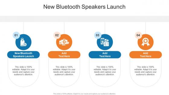 New Bluetooth Speakers Launch In Powerpoint And Google Slides Cpb New Bluetooth Speakers Launch In Powerpoint And Google Slides Cpb