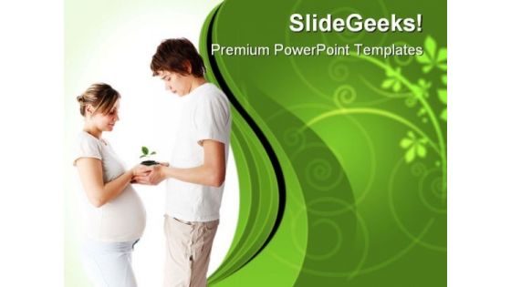 New Born Concept Family PowerPoint Templates And PowerPoint Backgrounds 0611