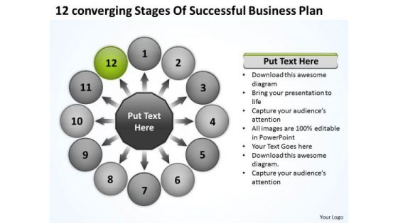 New Business PowerPoint Presentation Plan Circular Flow Spoke Network Slides