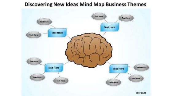 New Ideas Mind Map Business Themes Ppt Sample Plan PowerPoint Slides