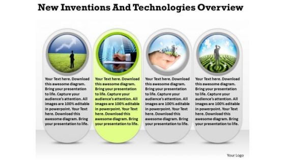 New Inventions And Technologies Overview Business Planning PowerPoint Slides