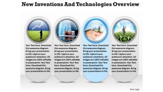 New Inventions And Technologies Overview Templates For Business PowerPoint Slides