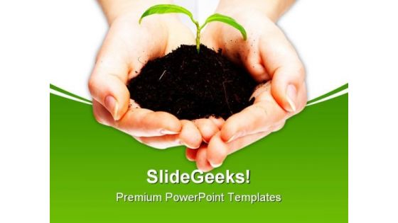 New Life Concept Business PowerPoint Themes And PowerPoint Slides 0411