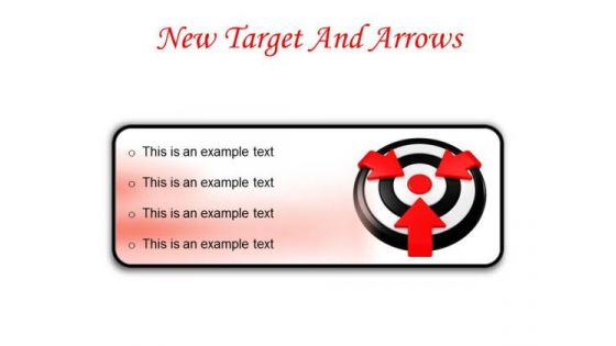 New Target Arrow Business PowerPoint Presentation Slides R