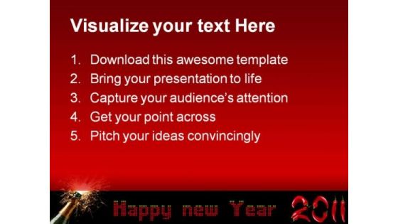 New Year01 2011 Festival PowerPoint Backgrounds And Templates 1210