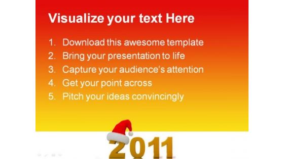 New Year02 Celebration PowerPoint Template 1010