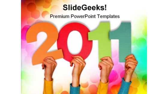 New Year 2011 Festival PowerPoint Templates And PowerPoint Backgrounds 0511