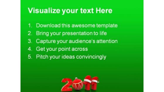 New Year 2011 Festival PowerPoint Themes And PowerPoint Slides 0611