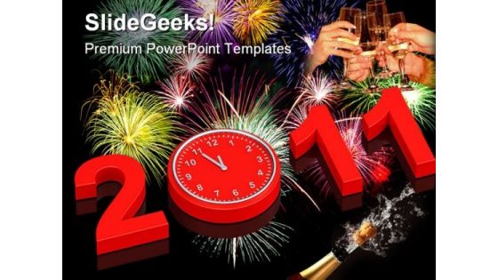 New Year 2011 Holidays PowerPoint Templates And PowerPoint Backgrounds 0211