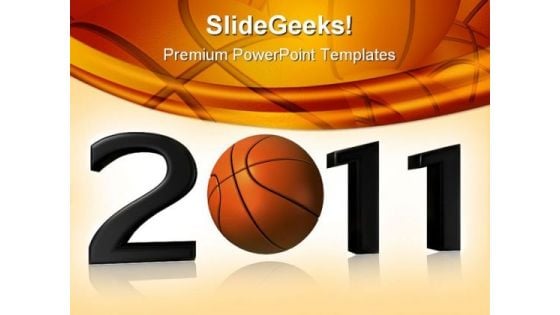 New Year 2011 Sports PowerPoint Backgrounds And Templates 1210