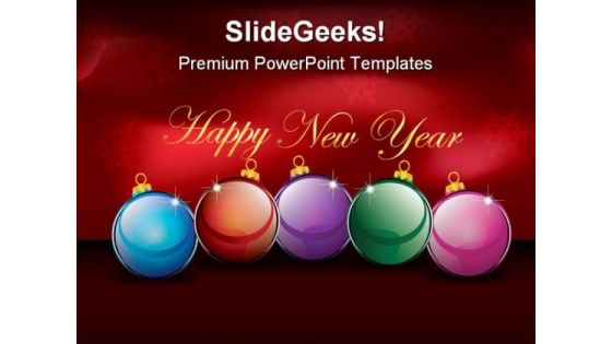 New Year 2012 Festival PowerPoint Templates And PowerPoint Backgrounds 1211