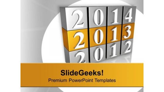 New Year 2013 2014 New Target PowerPoint Templates Ppt Backgrounds For Slides 0113