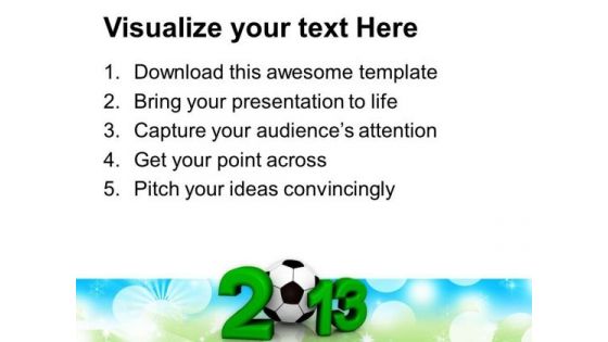 New Year 2013 Symbol PowerPoint Templates Ppt Backgrounds For Slides 1212