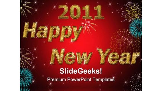 New Year Abstract PowerPoint Templates And PowerPoint Backgrounds 0711