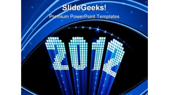 New Year Abstract PowerPoint Templates And PowerPoint Backgrounds 1011