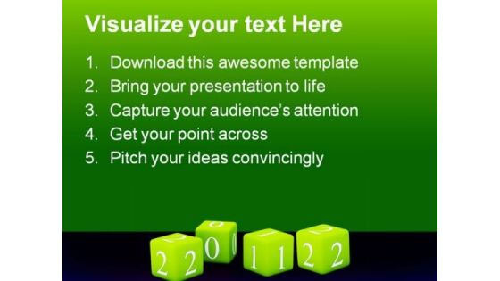 New Year Blocks01 Shapes PowerPoint Templates And PowerPoint Backgrounds 1011