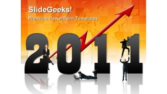New Year Business 2011 Success PowerPoint Templates And PowerPoint Backgrounds 0311