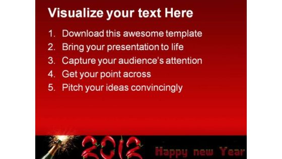 New Year Celebration Entertainment PowerPoint Templates And PowerPoint Backgrounds 1011