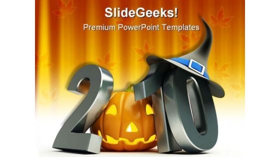 New Year Celebration PowerPoint Template 1010