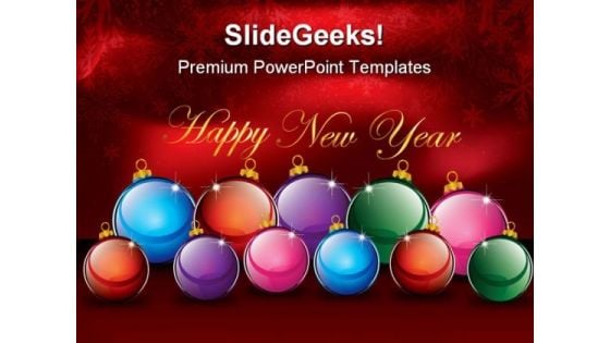 New Year Decoration Events PowerPoint Templates And PowerPoint Backgrounds 1211