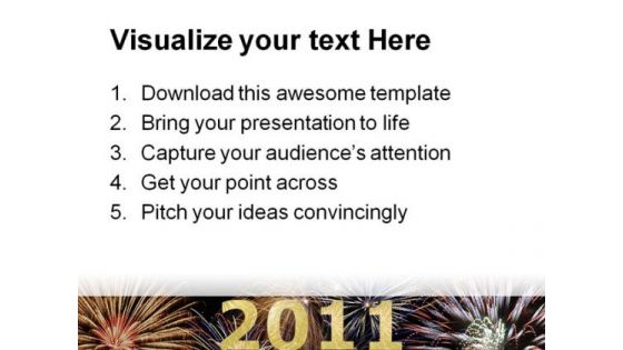 New Year Festival PowerPoint Template 1110