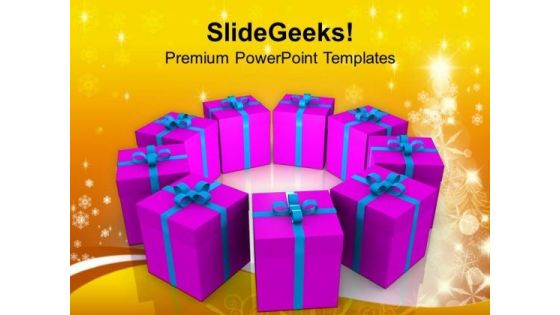 New Year Gifts Decoration Events PowerPoint Templates Ppt Backgrounds For Slides 1112