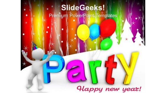New Year Party Festival PowerPoint Templates Ppt Backgrounds For Slides 1112