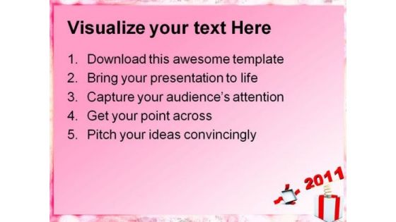 New Year Present Holidays PowerPoint Themes And PowerPoint Slides 0511