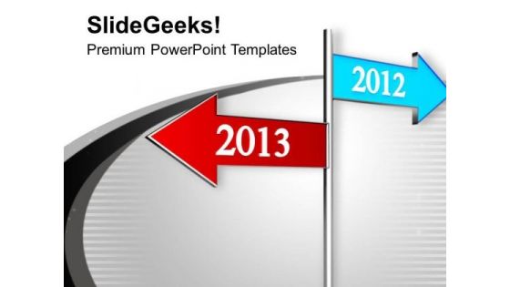 New Year Sign Board PowerPoint Templates Ppt Backgrounds For Slides 0113