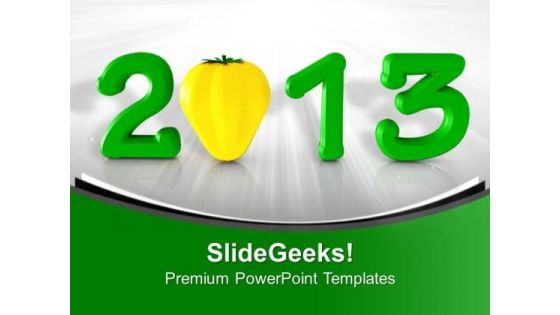 New Year Theme Template PowerPoint Templates Ppt Backgrounds For Slides 0513